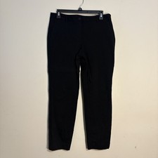 Michael Kors Women's Size 10 Black Dress Pants Gold Emblem
