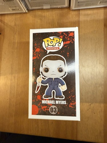 Funko Pop! Michael Myers (Halloween) Horror #03 Glow In The Dark (GITD) Chase NM - Picture 4 of 7