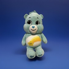Basic Fun Care Bears Wish Bear Plush 10" Aqua Shooting Star Tummy Stuffed Animal