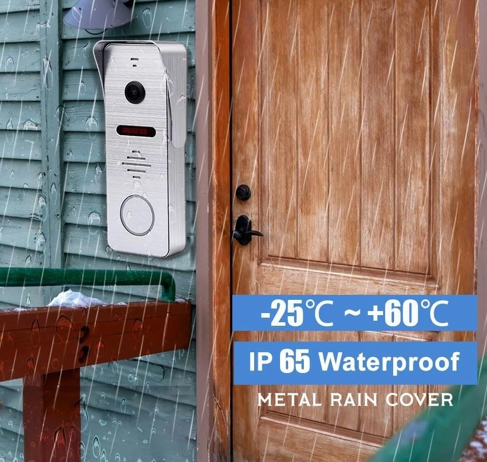 10 Inch Touch Monitor System,TUYA WiFi Smart Home Video Intercom Door Phone Kits - Image 3 of 4