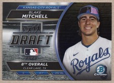 Blake Mitchell 2023 Bowman Draft Baseball Draft Night #BDN-10 Kansas City Royals