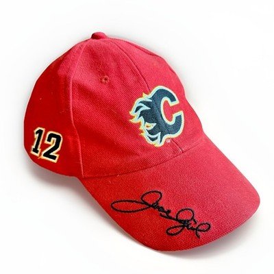 Vintage Calgary Flames NHL Team Logo Draft Meshback Hockey Cap Hat