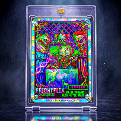 FrightFlix - Killer Klows UNDEAD Holo Trading Card Fan Made Print *MINT* Signed
