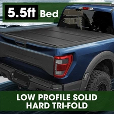 5.5FT Hard Tri Fold Low Pro Truck Bed Tonneau Cover for 2022-2025 Toyota Tundra