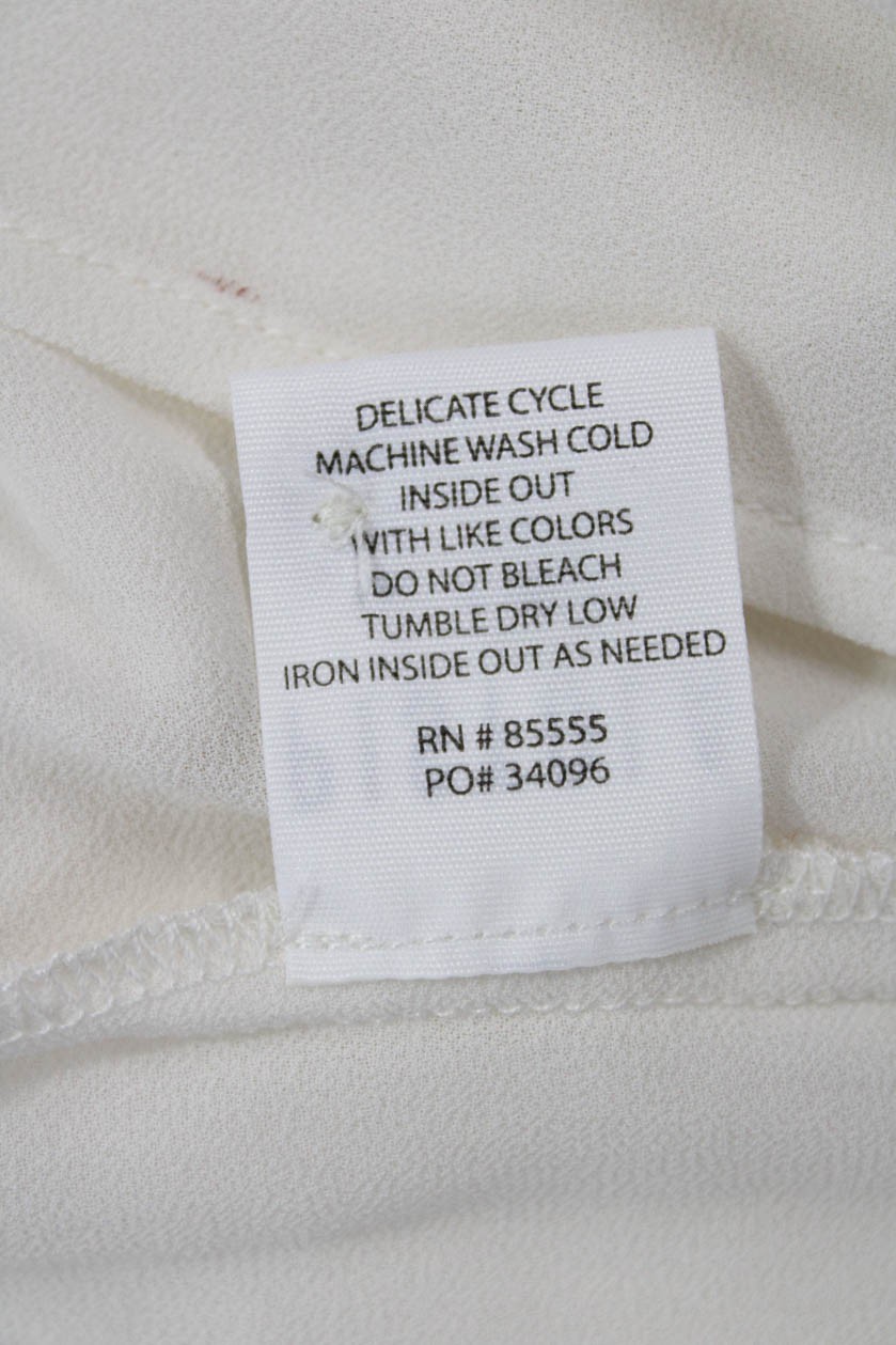 Pistola Womens Basic White Collared Button-Up Blo… - image 5