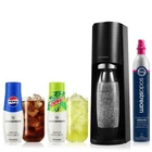 New, SodaStream Black Terra Sparkling Water Maker Bundle, Pepsi & Mountain Dew
