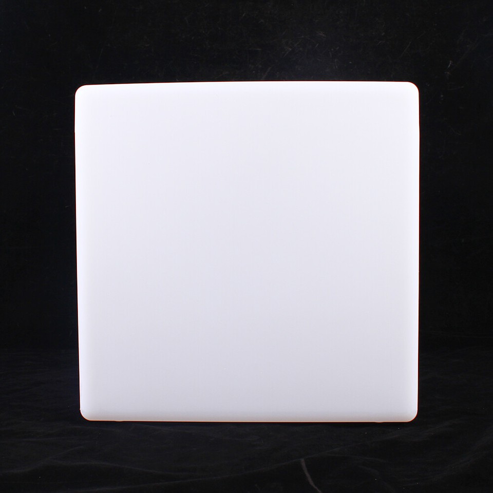 14 Inch Cube LED RGB Light ColorChanging Stool Outdoor Garden Table