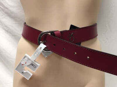 Women's NWT Calvin Klein Casual Genuine Leather Logo Belt
