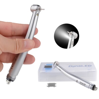 M600LG Dental LED Air Turbine Handpiece High Speed with Ceramic Cartridge 4H