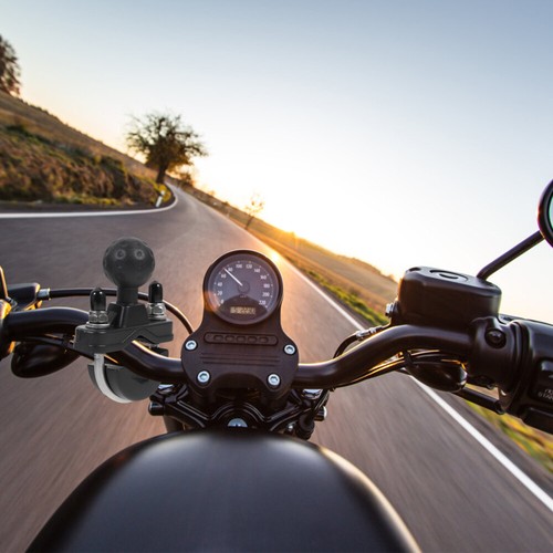 Motorcycle Bracket Base Handlebar Clamp Mount Phone for Handlebars - Zdjęcie 4 z 12