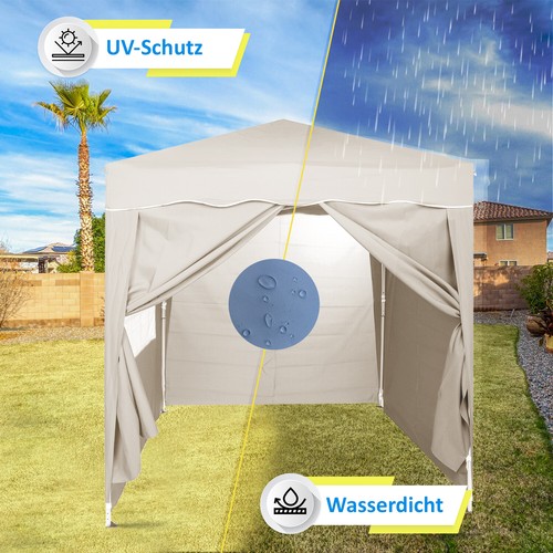 Pabellón Plegable 2x2m Tienda de Fiestas Jardín Klappzelt Carpa Impermeable 4 - Imagen 37 de 43