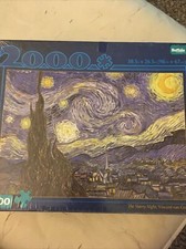 Buffalo Games THE STARRY NIGHT by Vincent Van Gogh 2000 Piece Puzzle NEW SEALED