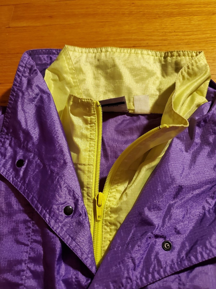 Ocean Pacific OP Vintage 80s 90s Windbreaker Jacket Neon Green