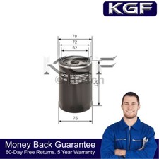 KGF Oil Filter Fits Rover 75 45 MG ZT ZS 1.8 2.0 2.5 LPW100160 GFE378