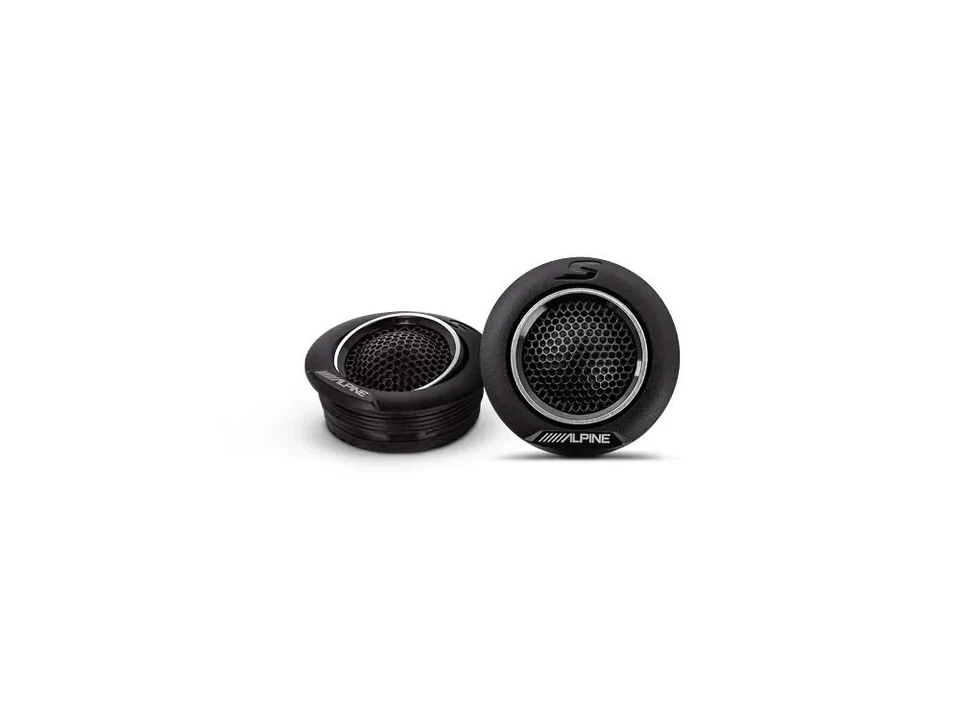 ALPINE 280W TOTAL 2WAY 4-INCH 10cm CAR DOOR COMPONENT SPEAKERS TWEETERS S2-S40C - Image 4 of 4