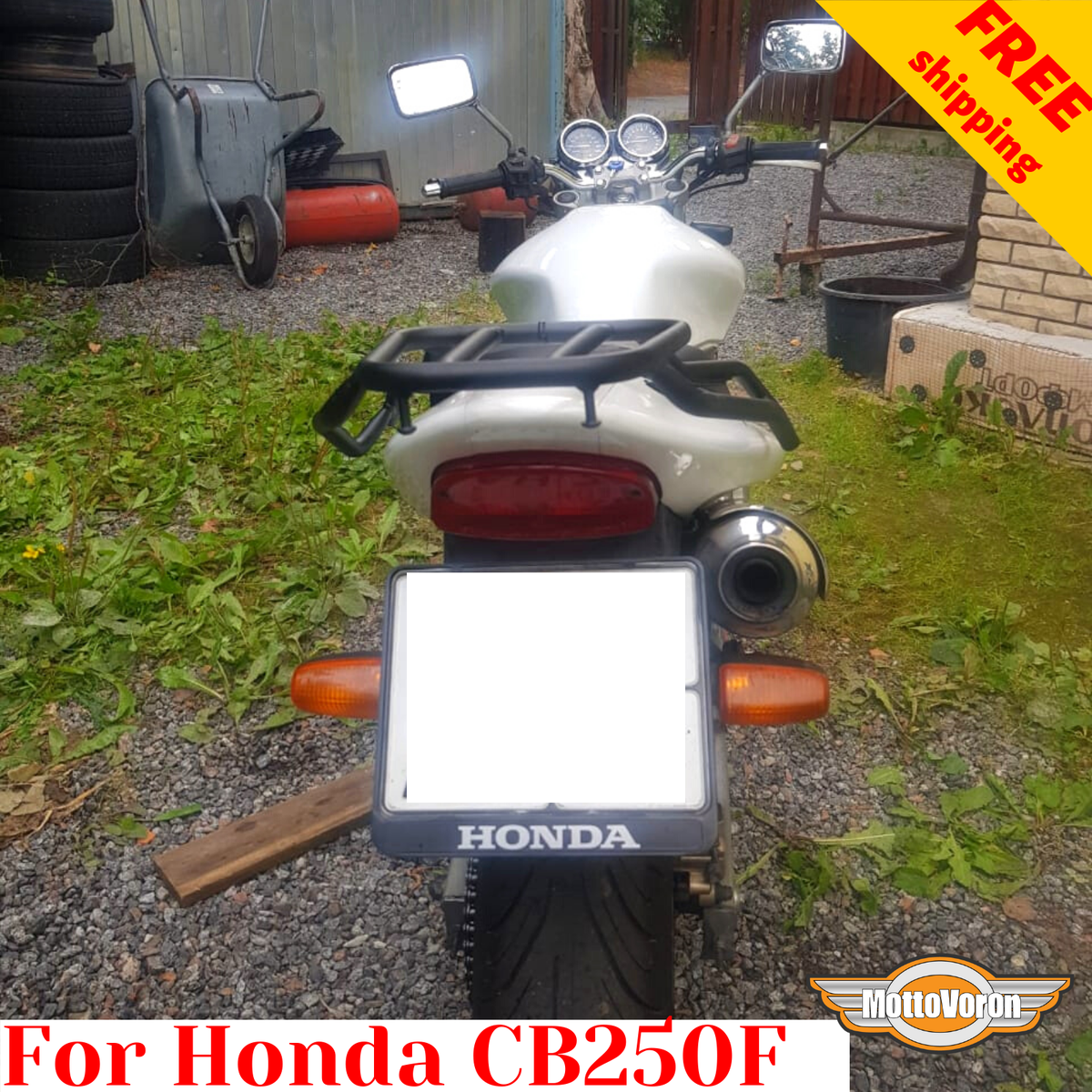 For Honda CB250F Rear rack Hornet 250 Rear luggage rack (96-07 For Honda CB250F Rear rack Hornet 250 Rear luggage rack (96-07