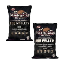 Bear Mountain BBQ Premium All Natural Hardwood Red and White Oak Wood Chip Pe...