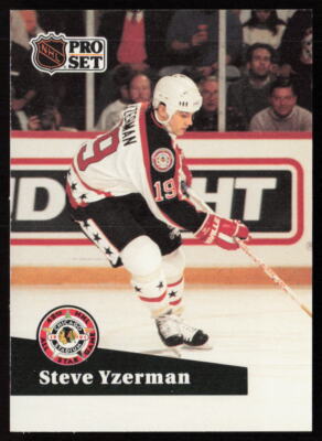 Steve Yzerman 1991-92 Pro Set #281 - Detroit Red Wings | eBay