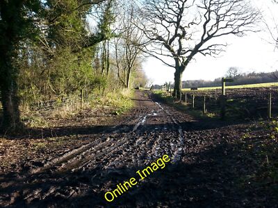 Foto 12x8 Spur in Eltringham zeigt Fußweg Richtung Beaumont Wo c2014