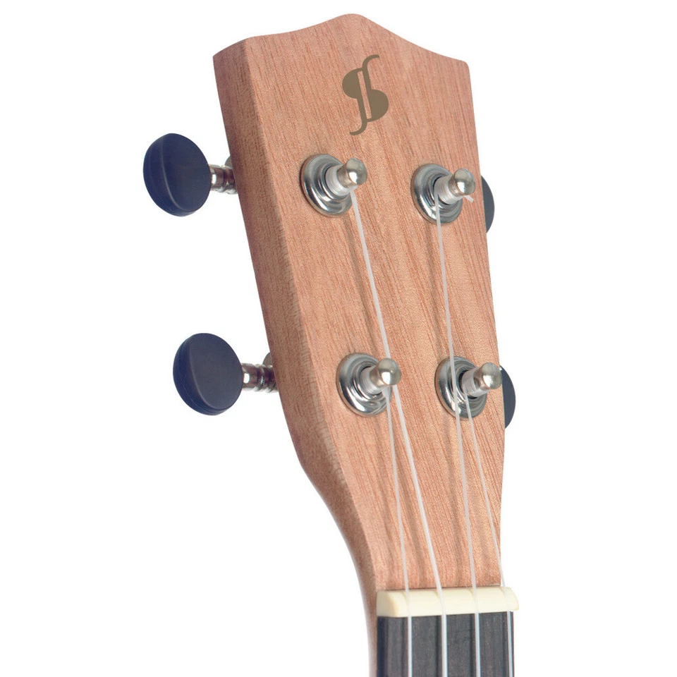 Ukelele natural barítono tradicional Stagg UB-30 Sapele con bolsa de concierto Foto 2 de 3