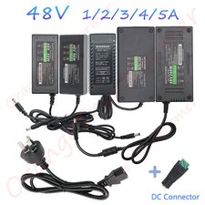 LED Driver DC 48V 1/2/3/4/5A Transformer Power Supply Adapter For CCTV Webcam AU