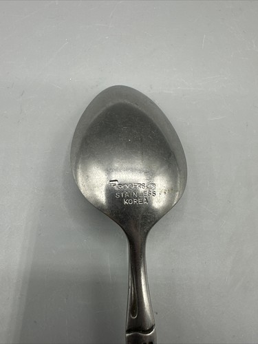 Stanley Roberts Citadel Stainless Bamboo Rogers Co Table Soup Spoon Flatware - Picture 7 of 7