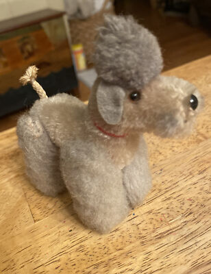 Steiff Poodle Dog Original Snobby Jointed Mohair Plush Figure Toy