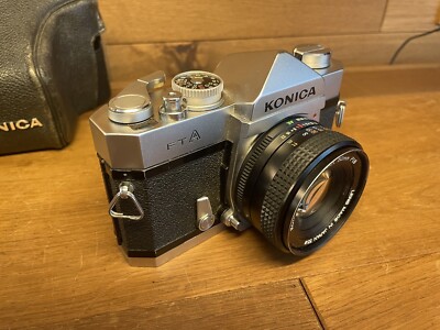 Near Mint w/ Case* Konica FTA Film Camera Hexanon AR 50mm F/1.8