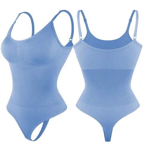 Women Shapewear Bodysuit Tummy Control Body Shaper Sculpting Snatched Waist Cami - Picture 39 of 48