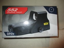 552 Red Green Dot Sight Tactical Holographic Reflex Sight Weapon Rifle Scopes US