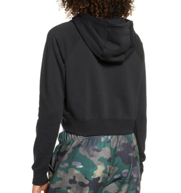 Nike women's cropped pullover drawstring hoodie S… - image 8