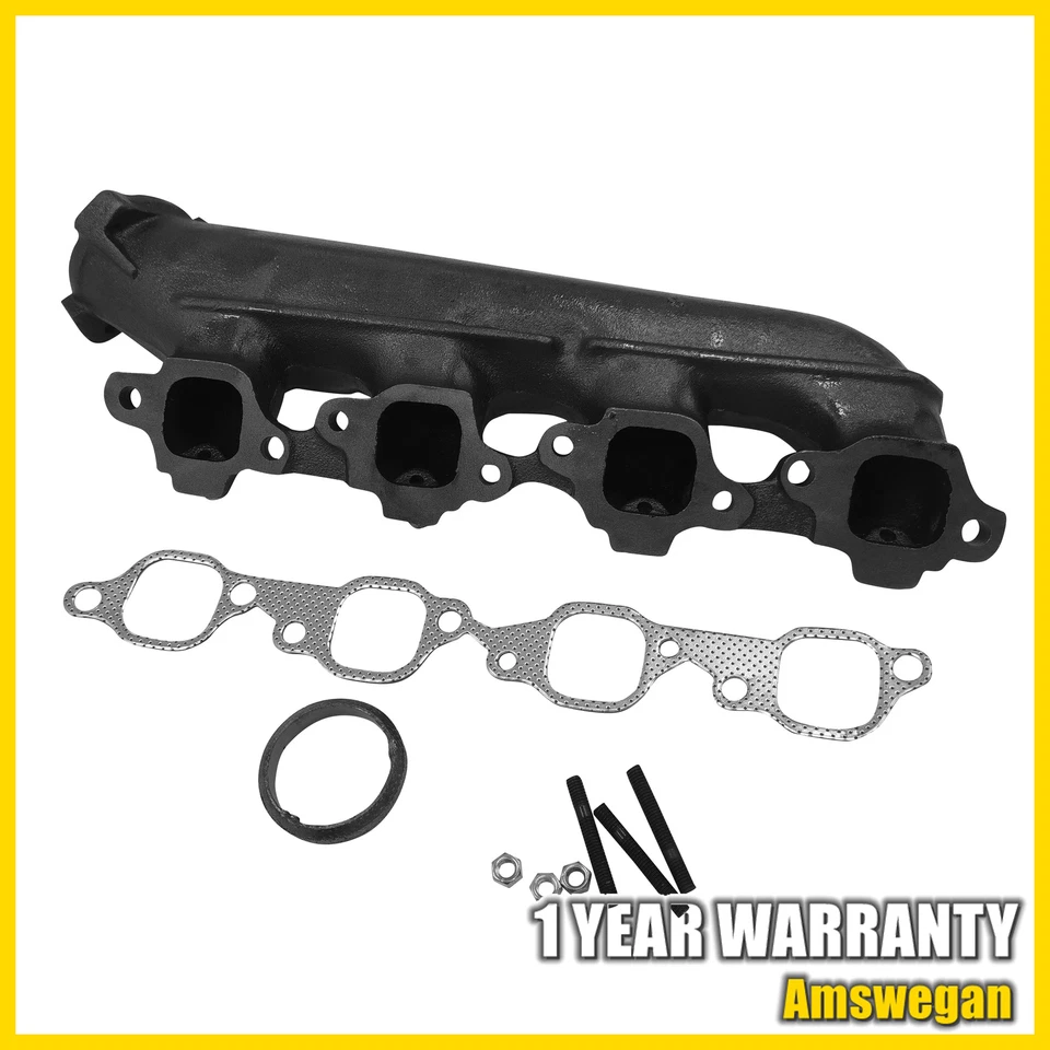 Colector de escape derecho para Chevrolet G20 G30 GMC G25 G35 1967-1991 furgoneta suburbana Foto 2 de 3