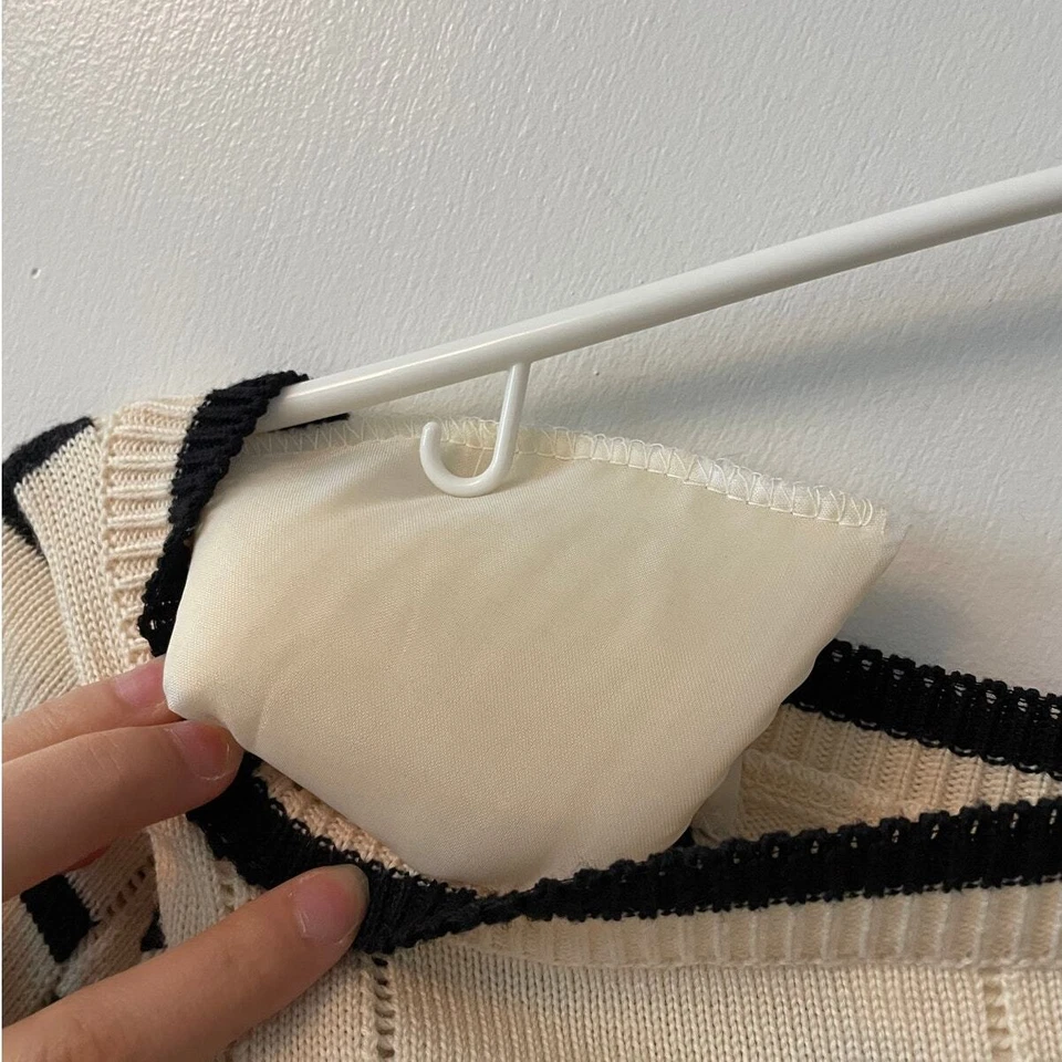 RARO ESCADA Vintage Años 80/90 Firma Náutica B&W Lana Suéter Talla 36 Foto 2 de 4