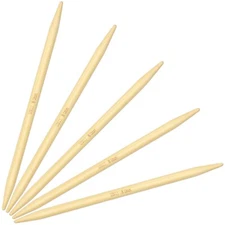 JubileeYarn 7" Double Point Bamboo Knitting Needles Set | 5 Needles