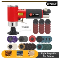 Mini Orbital Sander Grinder Polisher Kit, 2" Air Right Angle Surface Prep Tools