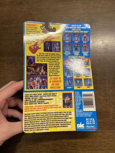 Samurai Syber Squad superhuman action figure toy vtg Playmates MOC 1994 Synchro - Picture 2 of 6