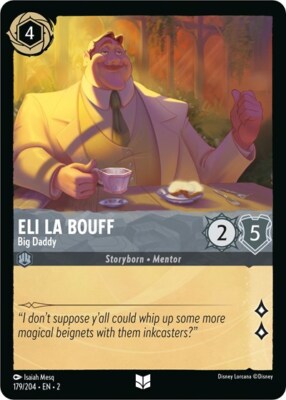 Lorcana Eli La Bouff - Big Daddy (179/216) Rise of the Floodborn NM
