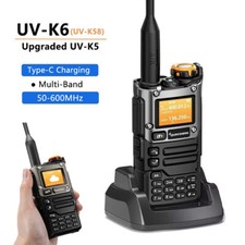 Quansheng UV-K6 5W Walkie Talkie Handheld Transceiver Two Way Radio