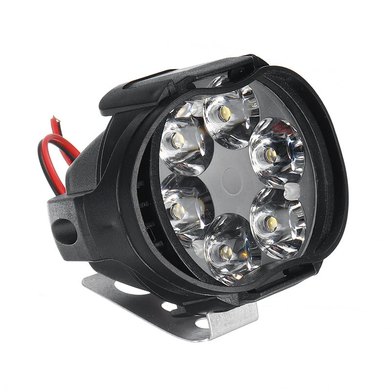 2 PIEZAS 12V Duraderas Motocicleta Luces Antiniebla LED Punto de Conducción Faros para Bicicleta Foto 4 de 4