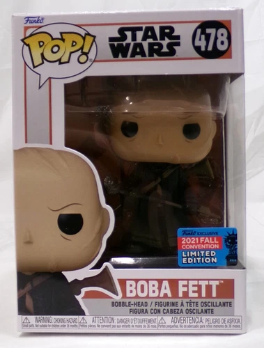 Funko Pop! Star Wars 478 Boba Fett 2021 Fall Convention Exclusive Vinyl Figure