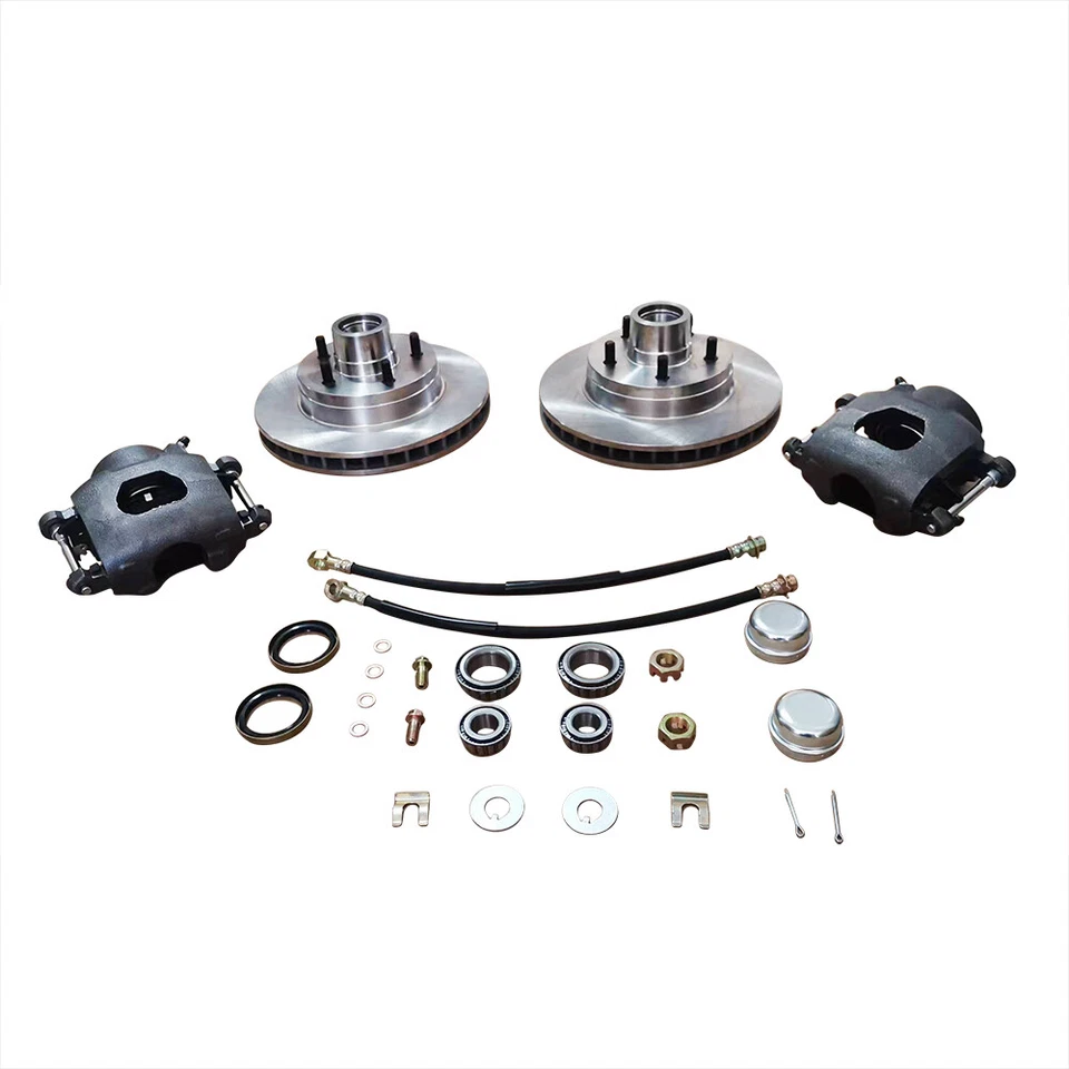 Front Truck Disc Brake Conversion Wheel Component Kit 5Lug For 1960-70 Chevy C10 - Image 3 of 4