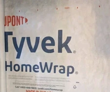 3 X 6 ft. DuPont Tyvek HomeWrap Sheet Moisture Barrier Tent Camping Footprint 