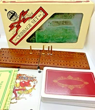 House of Marbles Complete Wooden Set  Cribbage Folding Board 