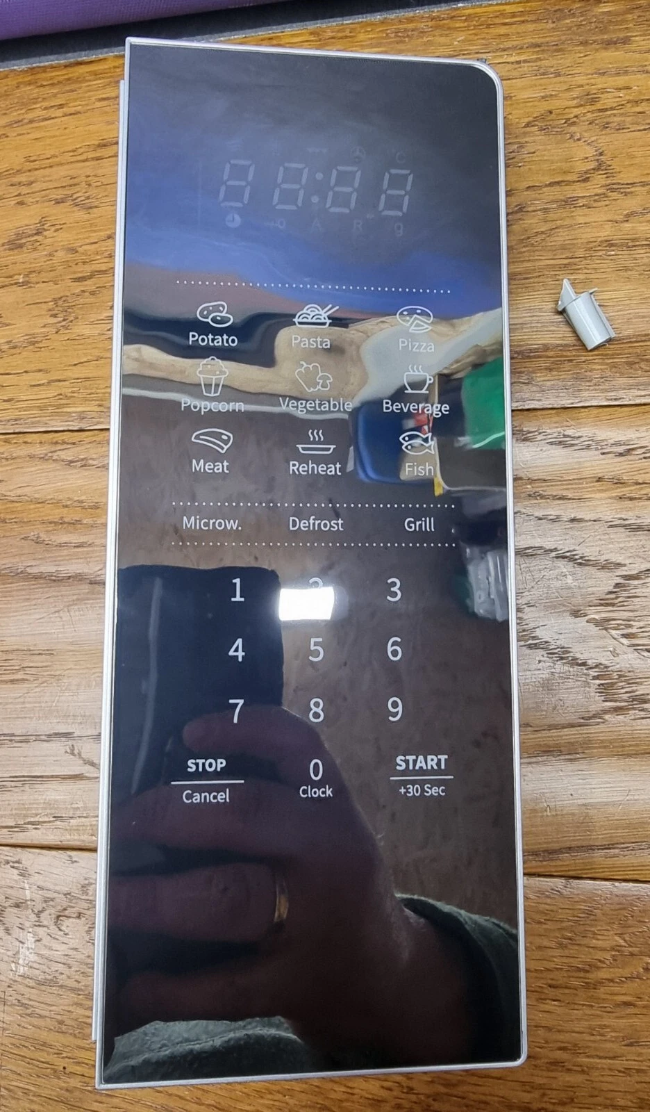 Control Panel With LCD Hisense H20MOMSS4HGUK Microwave Grill ( See photos !!! )