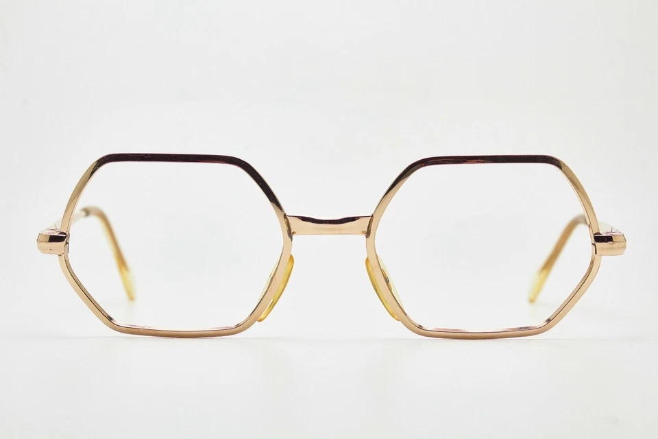 Anteojos vintage de los años 70 DESIL 14k 20/000 dorados Foto 3 de 4