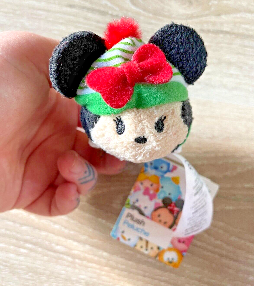 Disney Minnie Mouse Christmas tsum tsum Soft Toy Plush Small Mini
