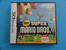 NINTENDO DS SUPER MARIO BROS CASE - BLOCKBUSTER VIDEO DISPLAY COPY - NO GAME image