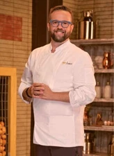 OFFICIAL “TOP CHEF” SIGNATURE UNIFORM, MEN’S MEDIUM, NWT