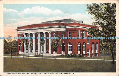 R393080 Jesup Psychologisches Labor Peabody College Nashville Zibart Bros C T