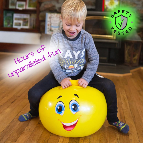 Hopper Ball for Kids - Bouncing Ball with Handle - Outdoor Toys for Ages 5,6,7,8 - 第 4/12 張圖片